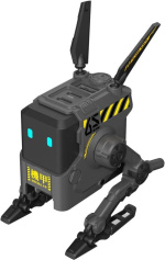 [Produk No : 29] GravaStar 65W Alpha65 Robot Fast GaN Charger Block, 3-Port Fast Charger