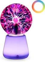 [Product No: 34] Plasma Ball Lamp 3-Inch, Touch Reactive Lightning Globe