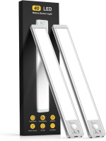 [Product No: 62] MCGOR 10inch Under Cabinet Lighting, 2 Pack Rechargeable Motion Sensor Light