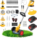 [Product No: 68] ALSO GO 24V Cordless Weed Wacker, 3-in-1 Brush Cutter/Lawn Edger/Grass Trimmer
